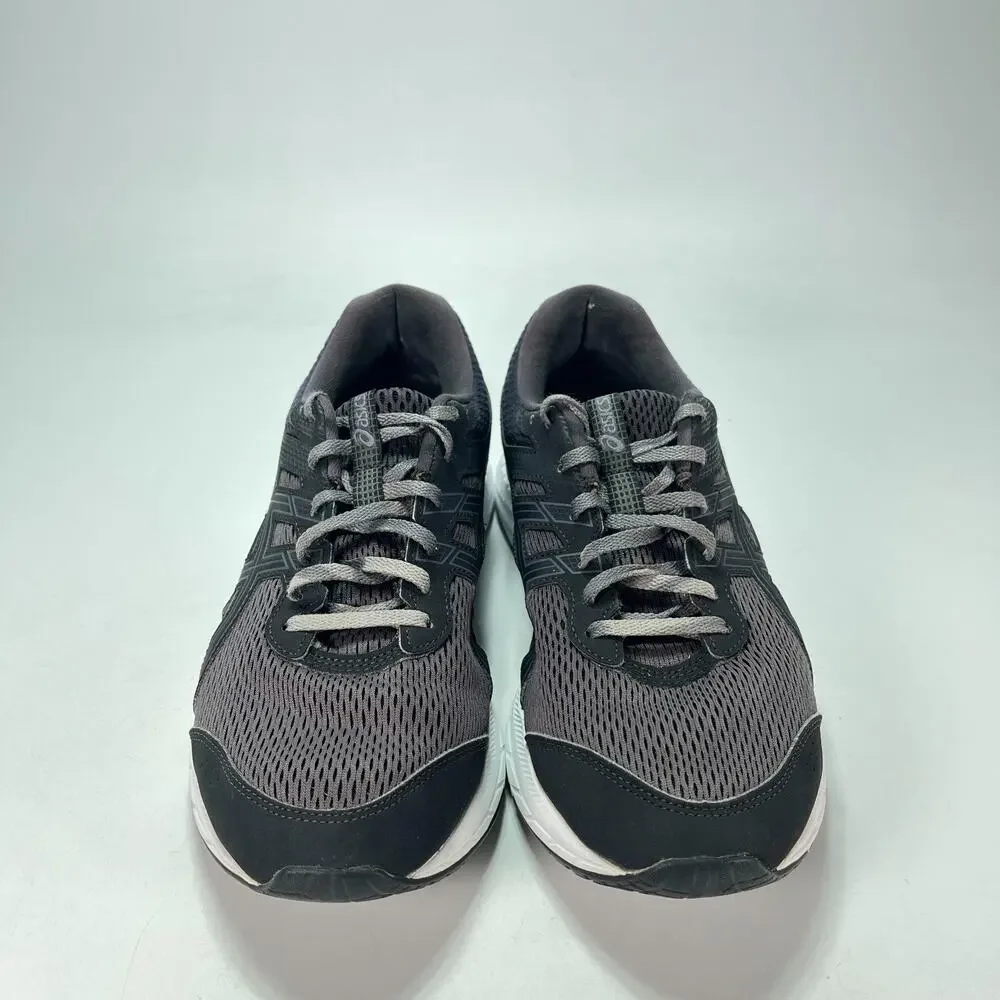 ASICS GEL-Contend 6 Black Running Shoes Athletic Sneakers 1011A666 Men's Size 9